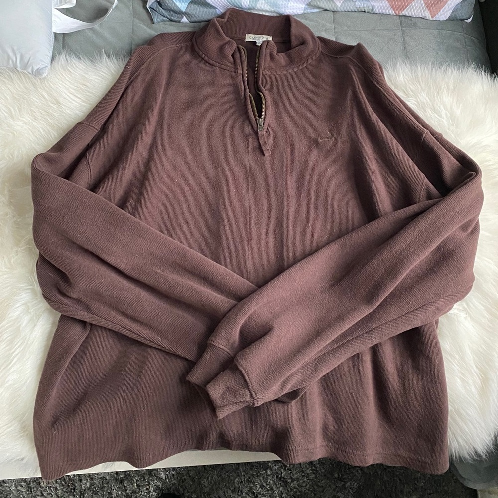 Cuffy’s half zip sweatshirt